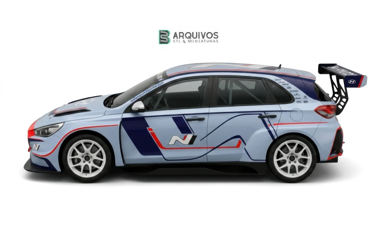 Modelo 3D STL - Hyundai i30 N TCR hatchback 2020 — foto 2
